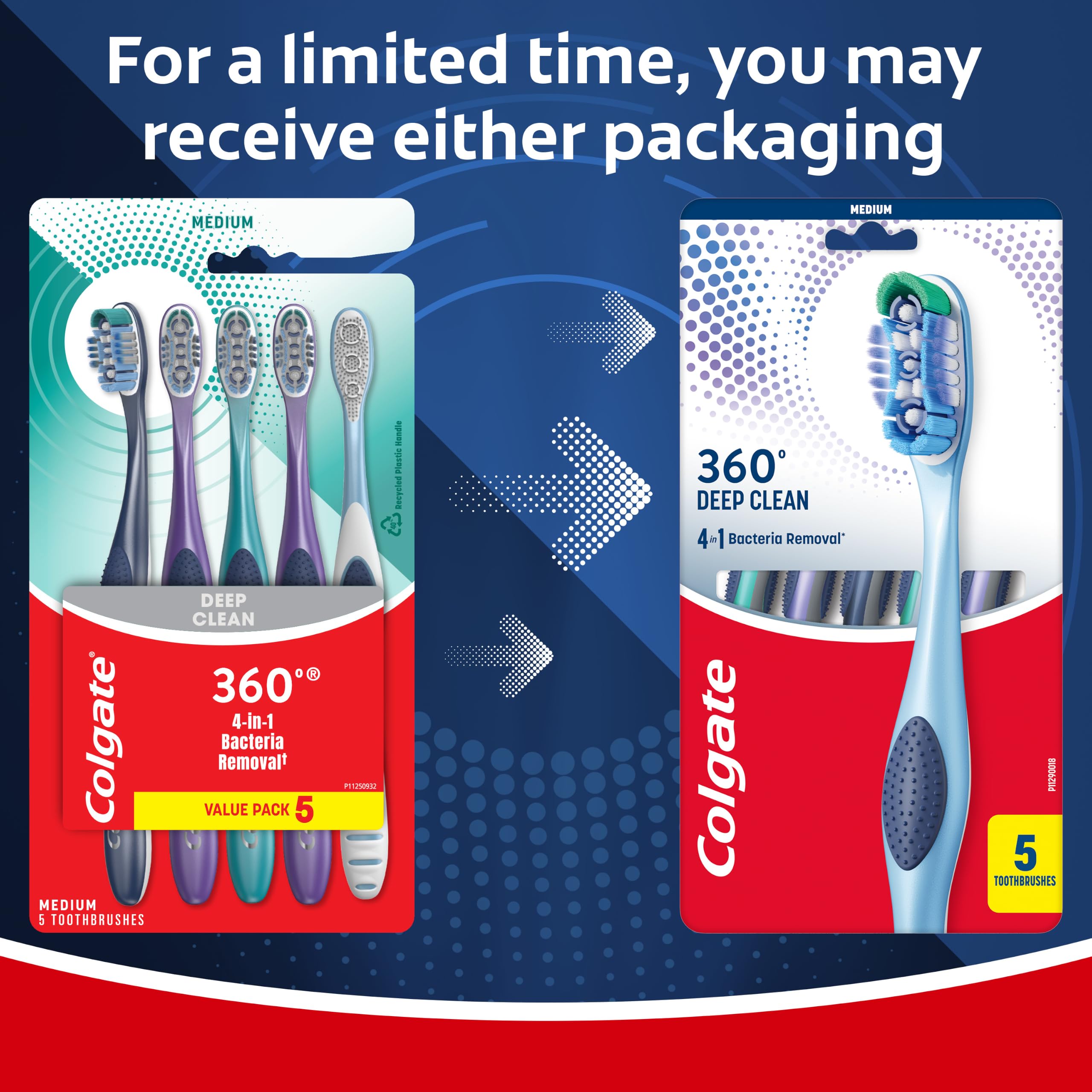 Colgate primer plano de cerdas multialtura que mejora limpieza interdental