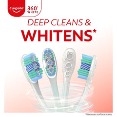 Colgate 360 detalle de cerdas suaves que pulen y respetan encías