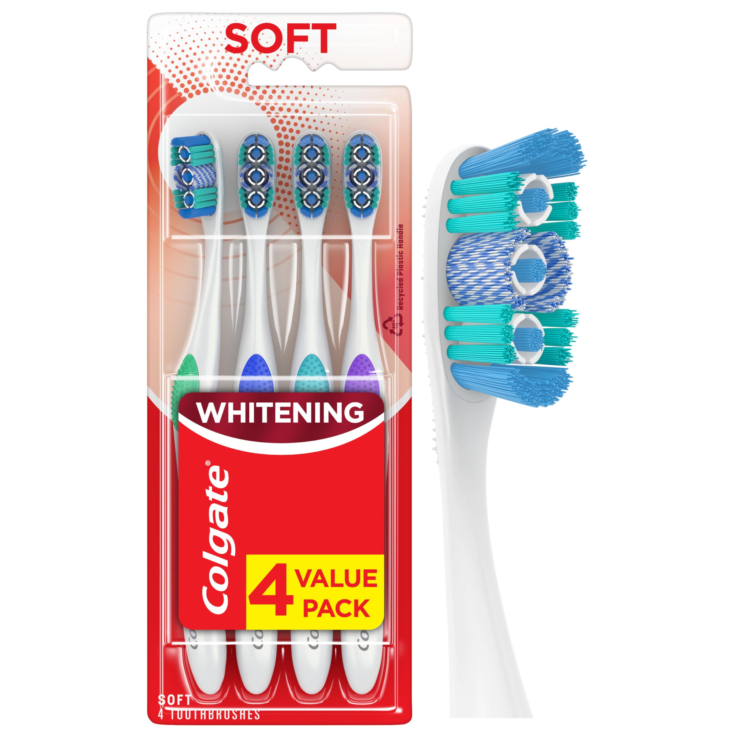 Colgate cepillo 360 frente del paquete muestra 4 unidades y protección
