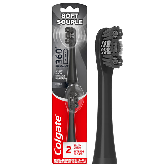Colgate cabezal frontal mostrando diseño y compatibilidad para recambio rápido