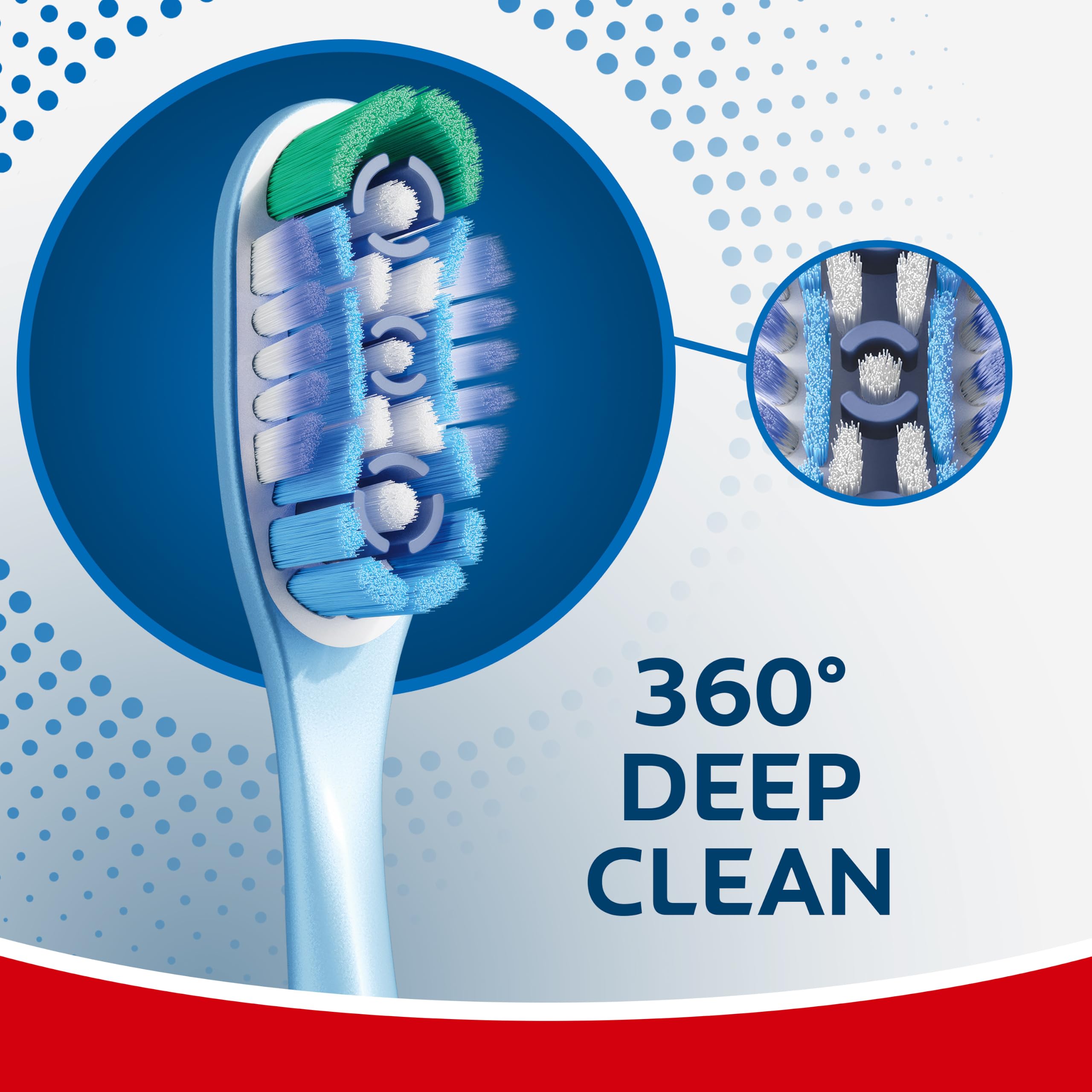 Colgate reverso del cabezal con limpiador de lengua que ayuda al aliento fresco