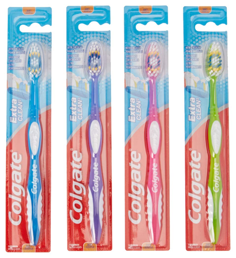 Colgate cepillo frontal pack de 12 mostrando colores surtidos y variedad