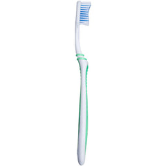 Colgate cerdas interiores más firmes limpiando superficie dental