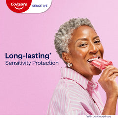 Colgate detalle del sello Fresh Mint que aporta aliento fresco