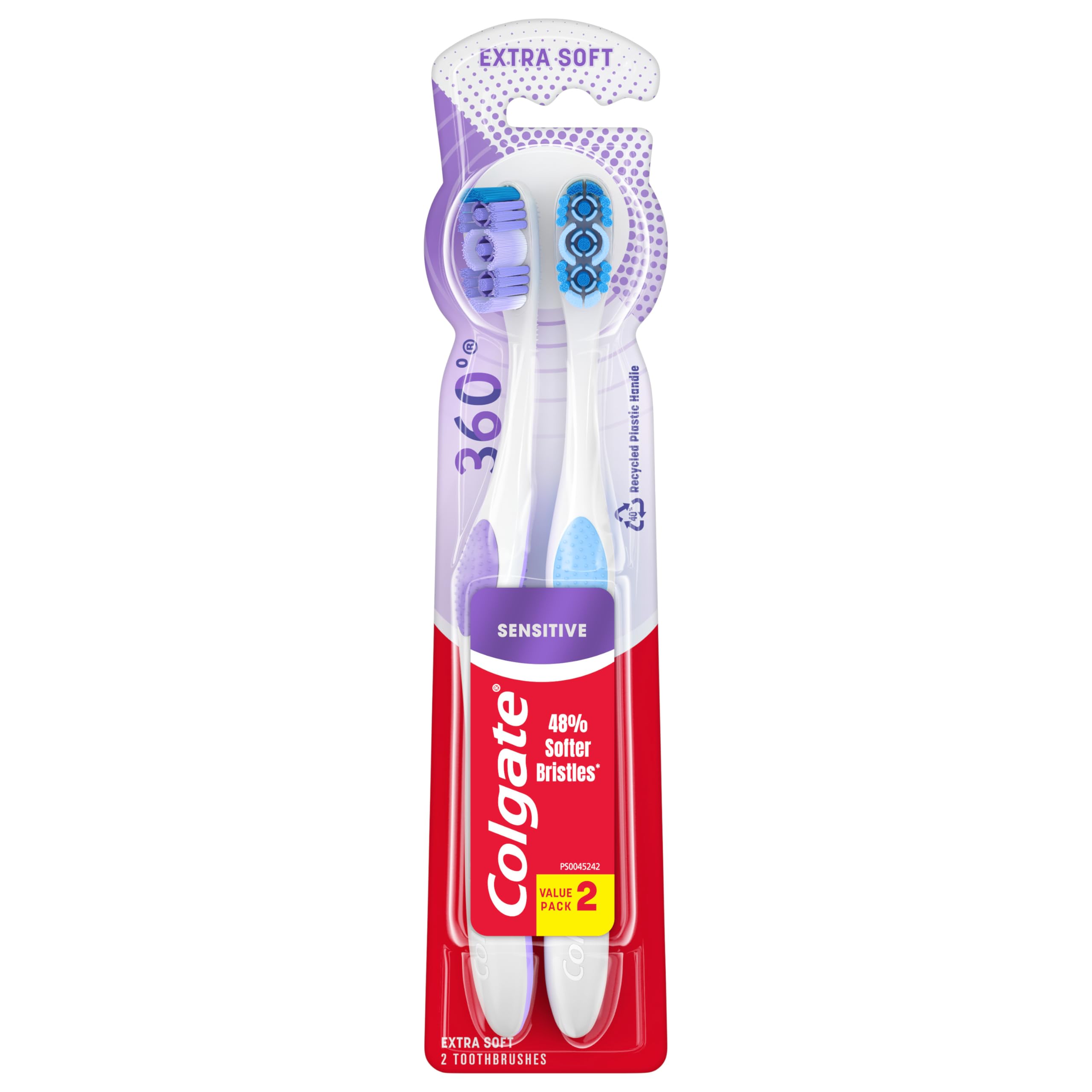 Colgate cepillo empacado frontal mostrando pack doble y protección