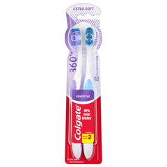 Colgate cepillo empacado frontal mostrando pack doble y protección