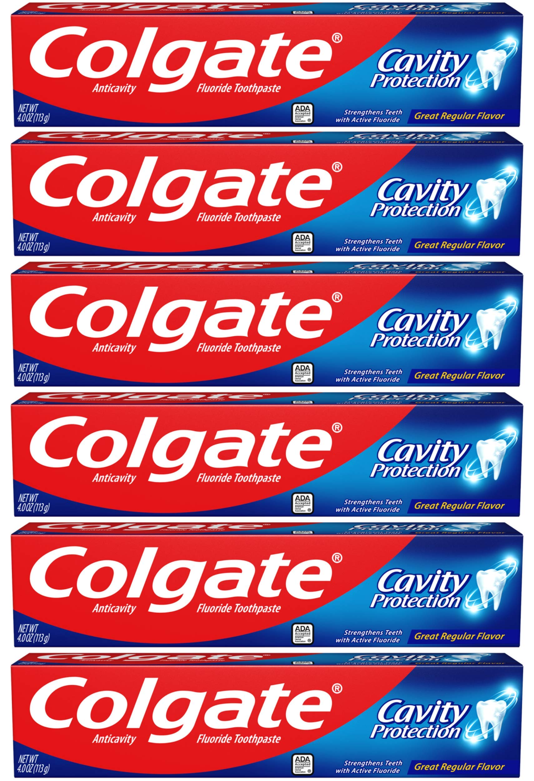 Colgate frente del empaque mostrando tubos y ahorro práctico