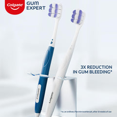 Colgate detalle de la cabeza con cerdas extra suaves para limpieza suave