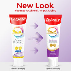 Colgate detalle de etiqueta que muestra beneficios antibacterianos y sin SLS