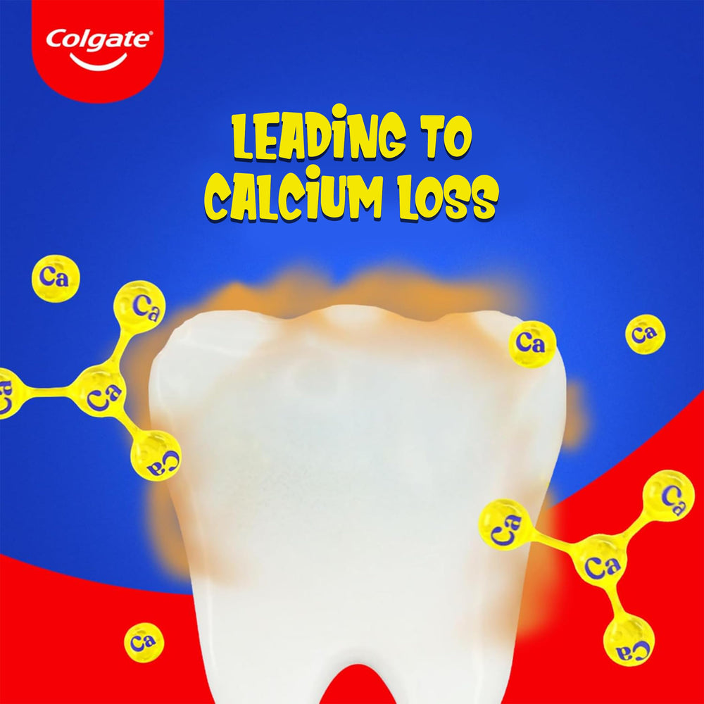 Colgate tubo abierto con crema visible para dosificación segura