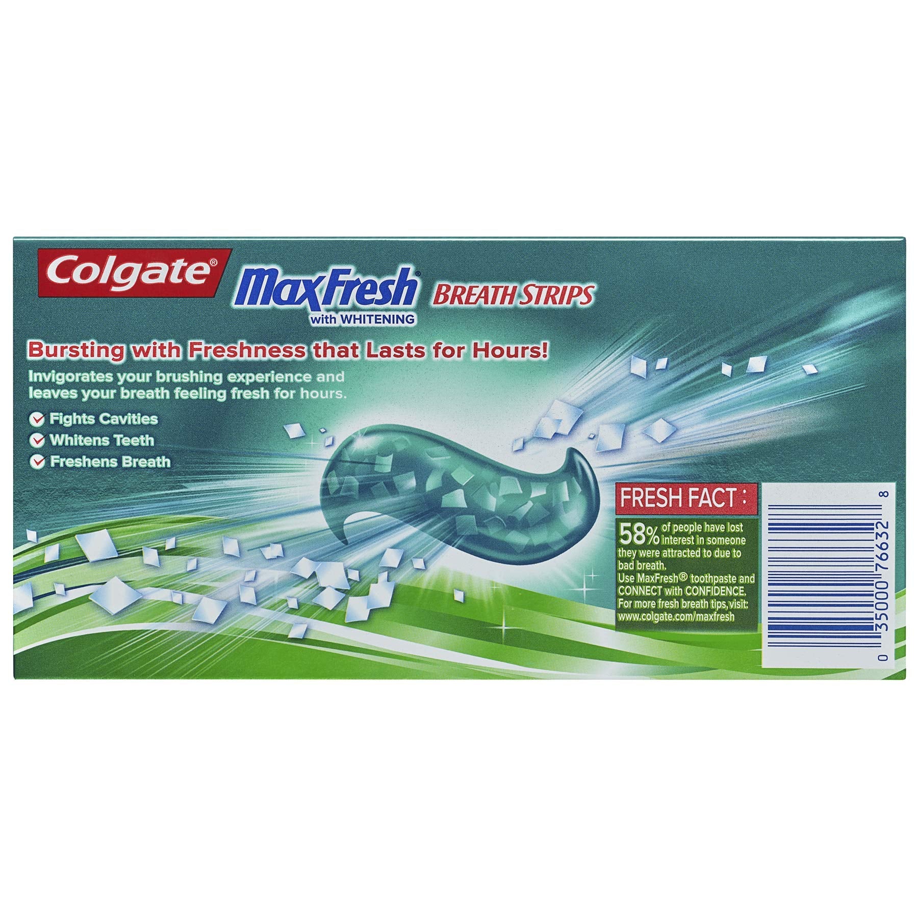Colgate Max Fresh comparación de tamaño de los tubos, paquete doble de 170 g