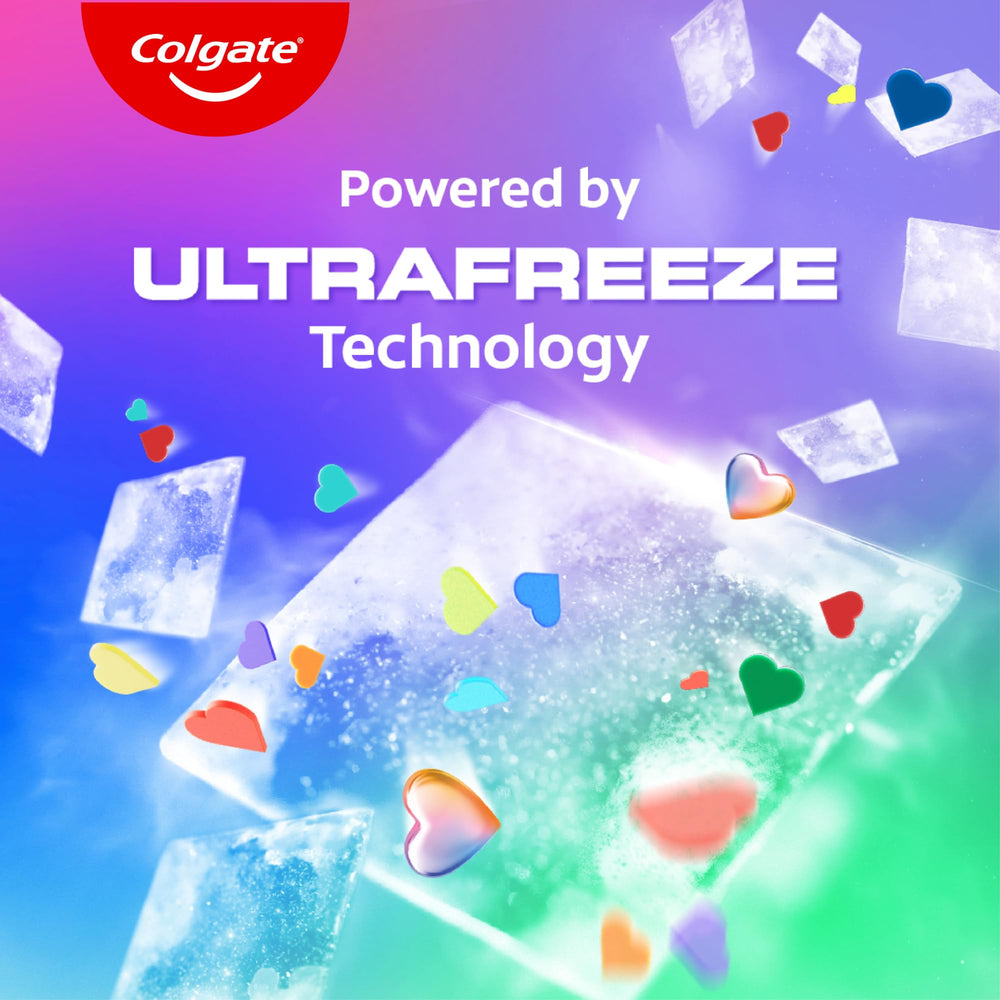 Colgate MaxFresh gel sobre cerdas de cepillo para limpieza efectiva