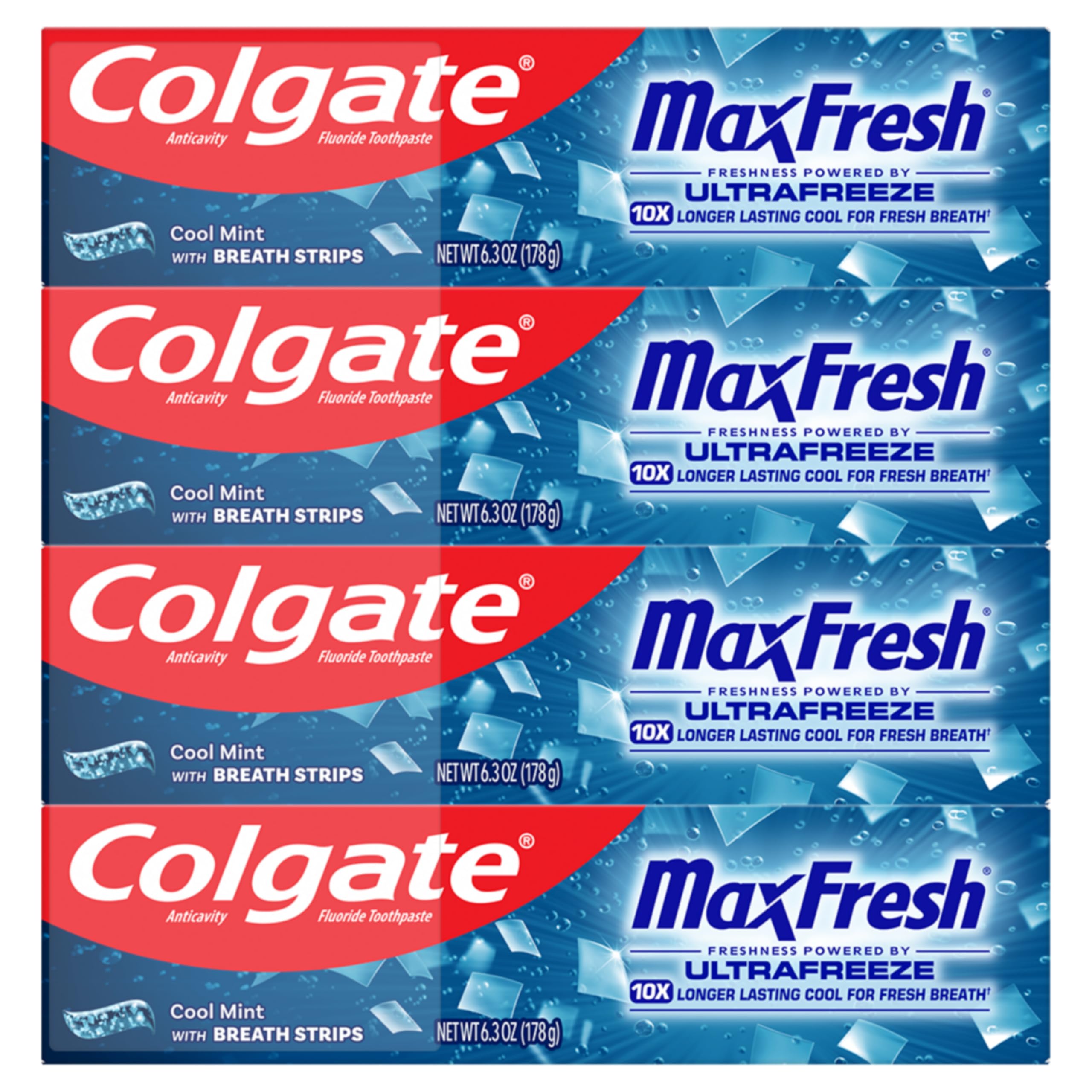 Colgate MaxFresh en mesa de desayuno acompañando rutina matinal