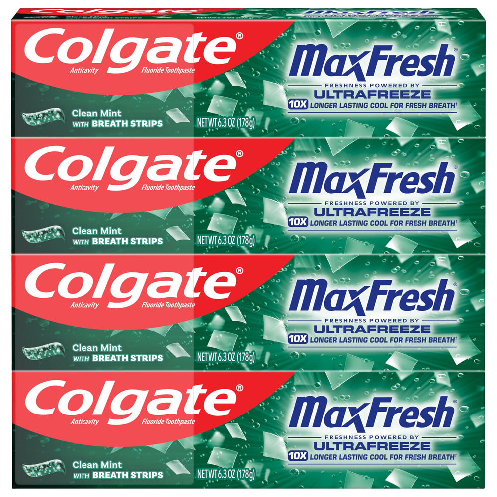 Colgate MaxFresh en fregadero estilo vida mostrando rutina diaria