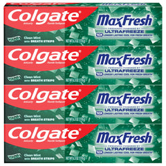 Colgate MaxFresh frente del empaque mostrando frescura y ahorro