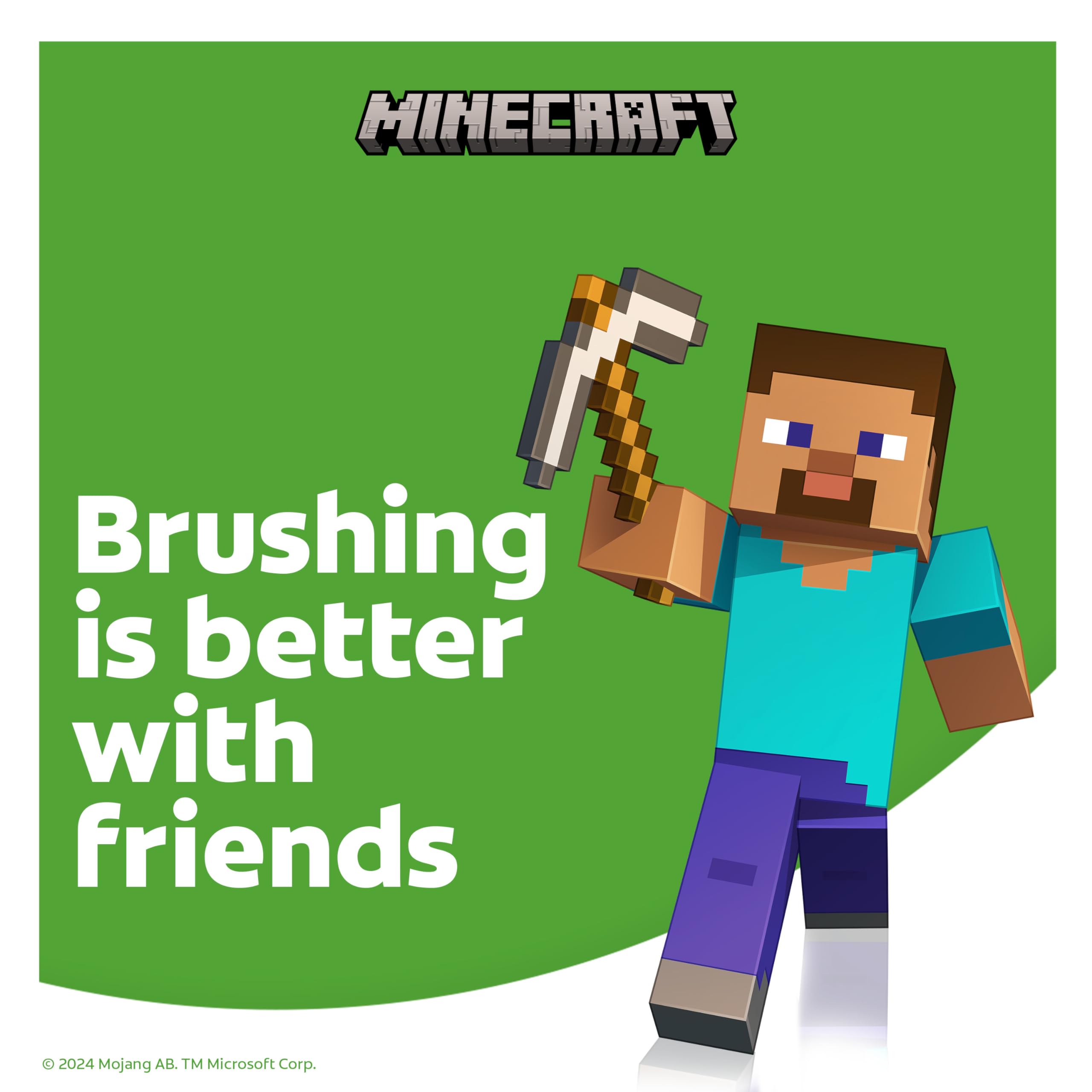 Colgate primer plano del tubo Minecraft con tapa flip-top práctico
