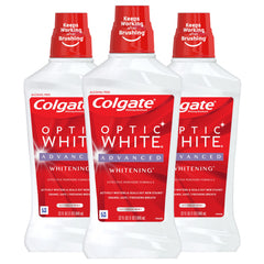 Colgate Optic White en baño moderno listo para uso diario