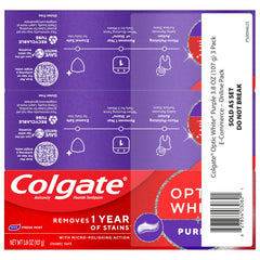 Colgate Optic White Purple en baño estilo vida para frescura diaria