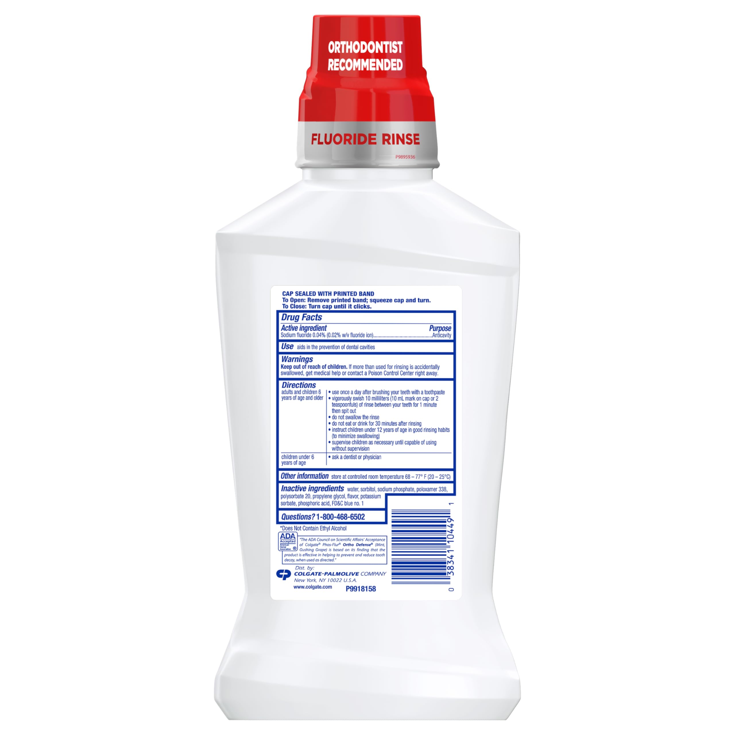 Colgate Ortho Defense ambientado en baño mostrando uso cotidiano