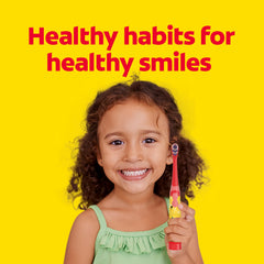Colgate niño usando el cepillo eléctrico Pokémon promoviendo hábito de lavado
