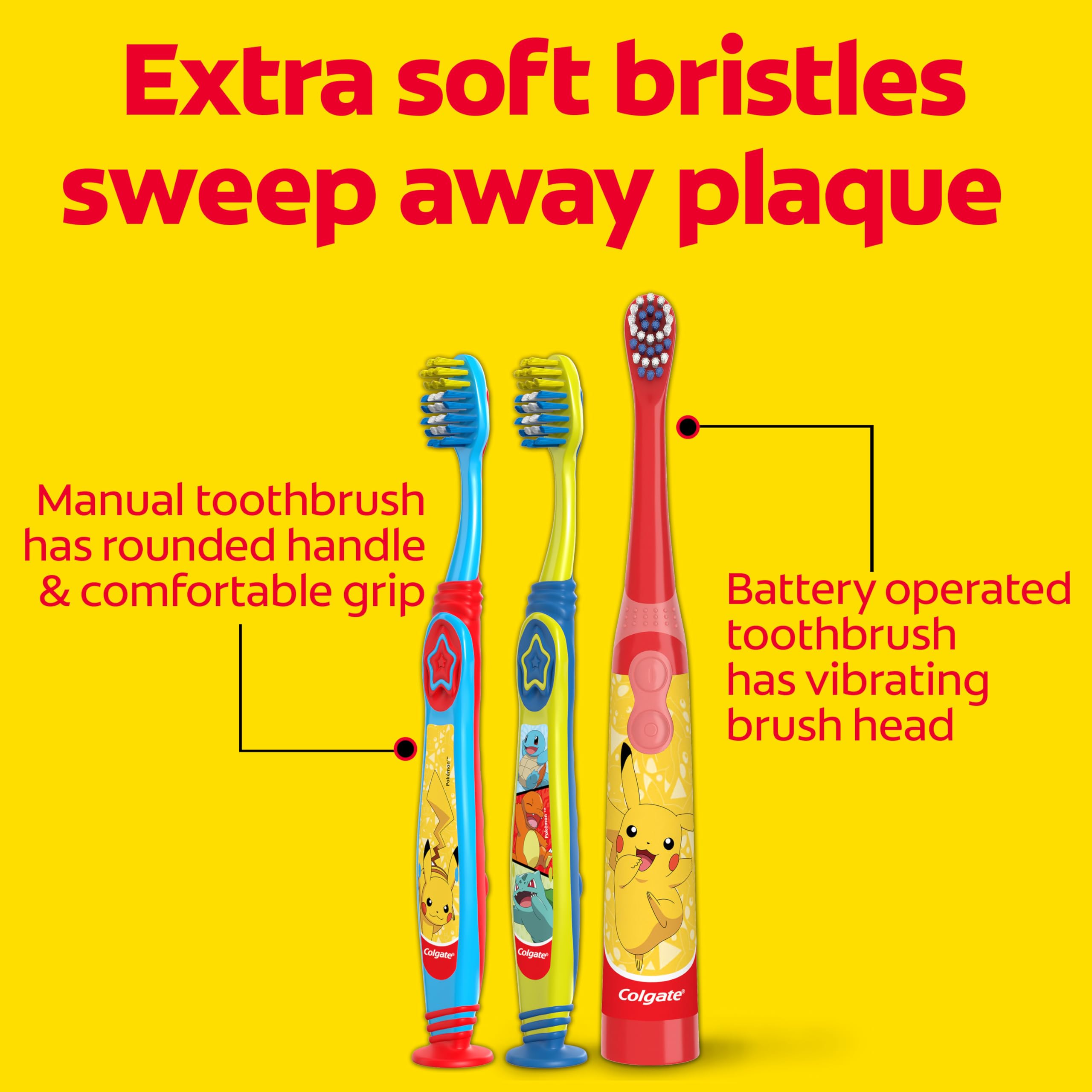 Colgate tubo de pasta Bubble Fruit listo para aplicar con sabor suave y flúor