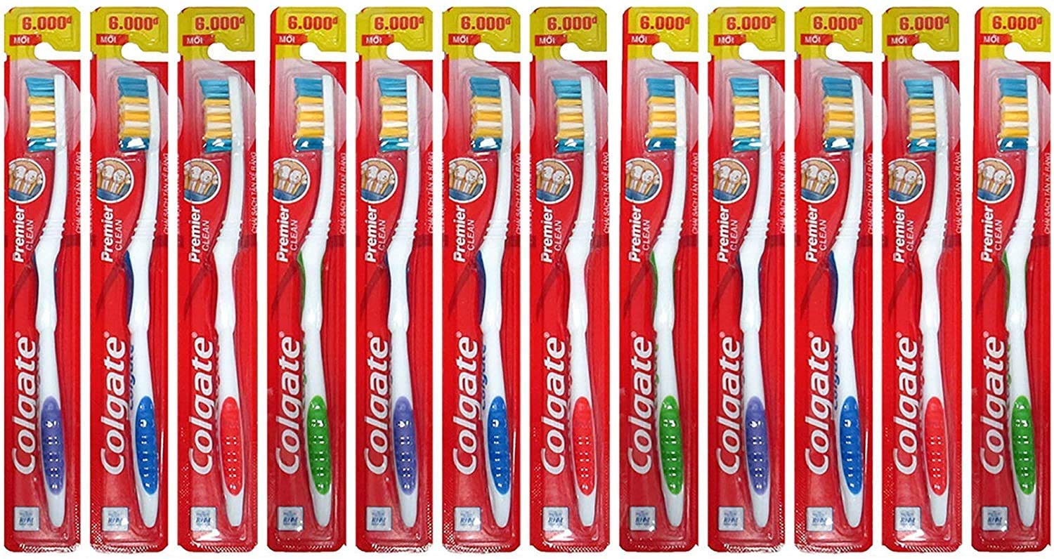Colgate primer plano de las cerdas bi-nivel limpieza precisa y suave