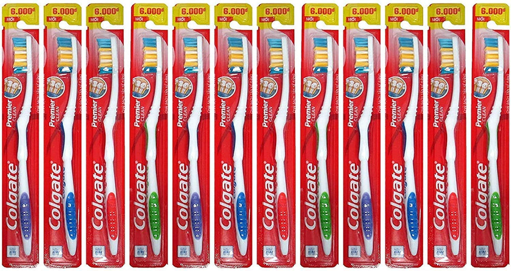Colgate primer plano de las cerdas bi-nivel limpieza precisa y suave