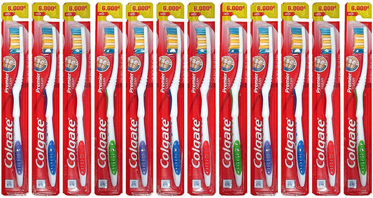 Colgate primer plano de las cerdas bi-nivel limpieza precisa y suave