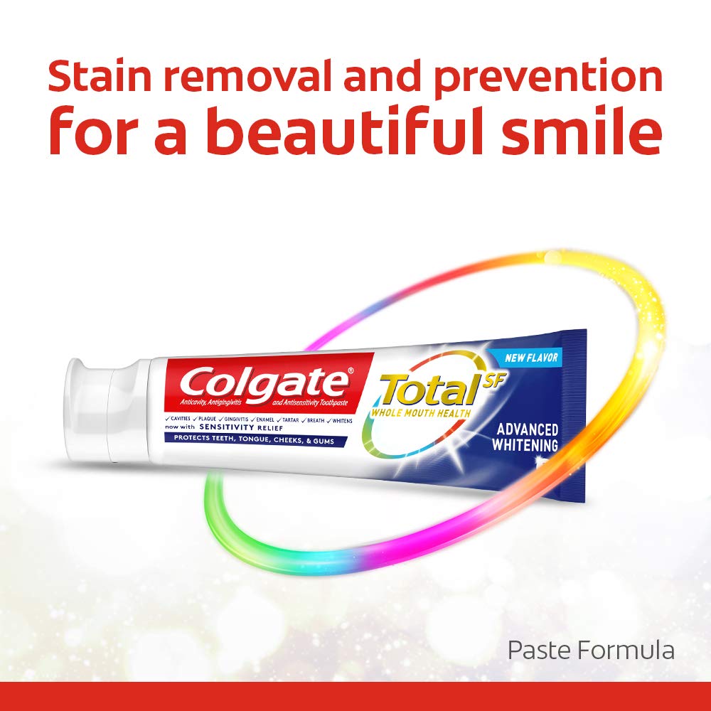 Colgate textura de la pasta mostrando consistencia y limpieza eficaz