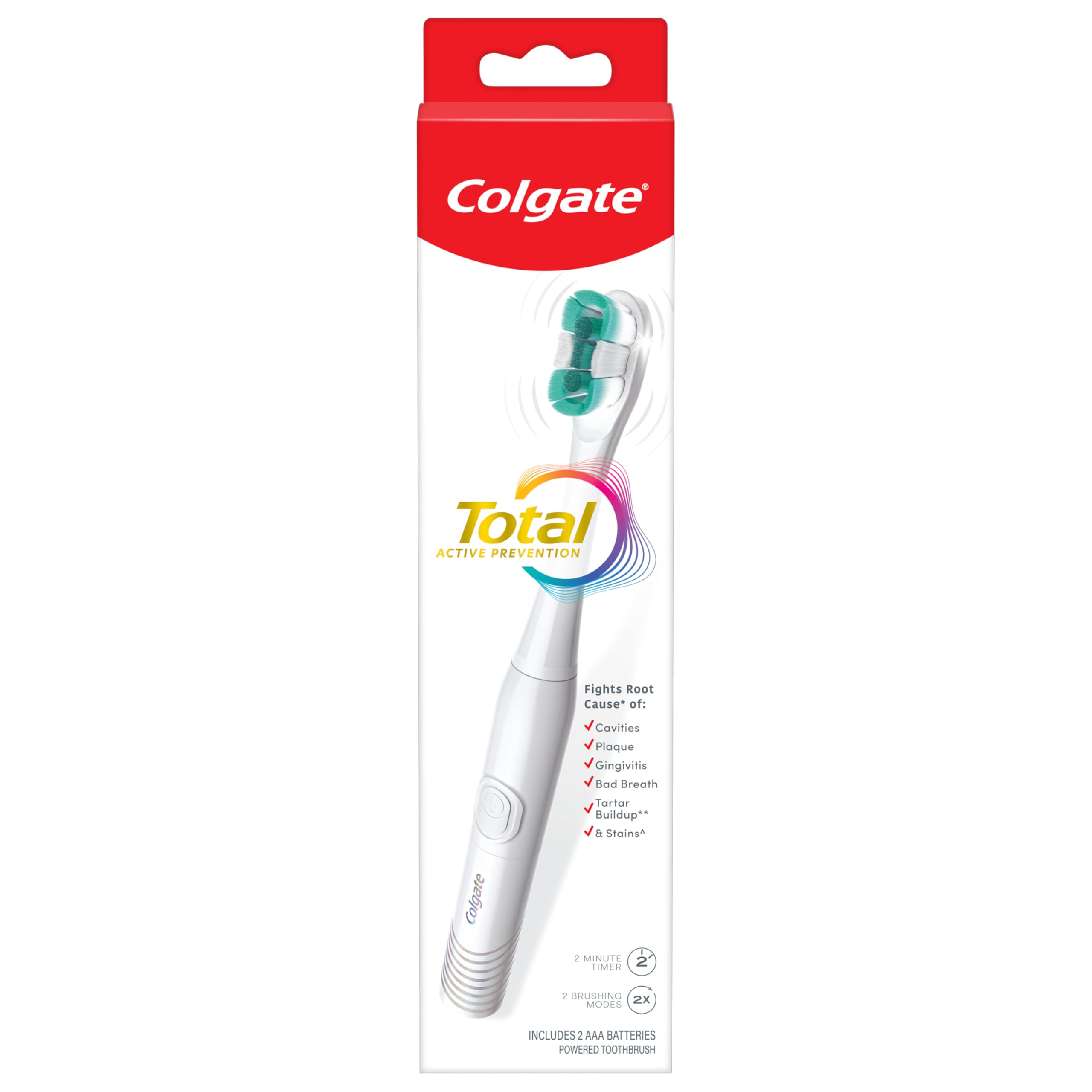 Colgate cepillo en entorno de baño mostrando rutina de higiene diaria