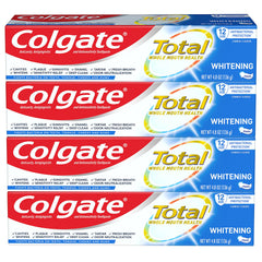 Colgate Total frente del empaque mostrando el pack y beneficios