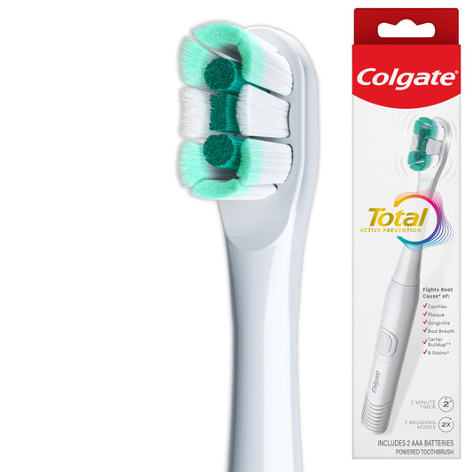 Colgate frente del empaque listo para uso inmediato y beneficio práctico
