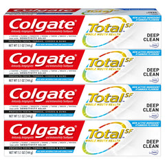 Colgate Total vista frontal del paquete, limpieza profunda y ahorro