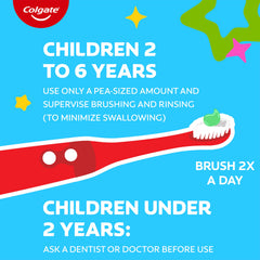 Colgate niño cepillándose con sonrisa favorece hábito diario