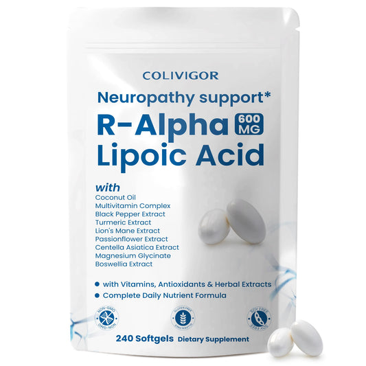 Colivigor empaque frontal mostrando 240 softgels y beneficios claros
