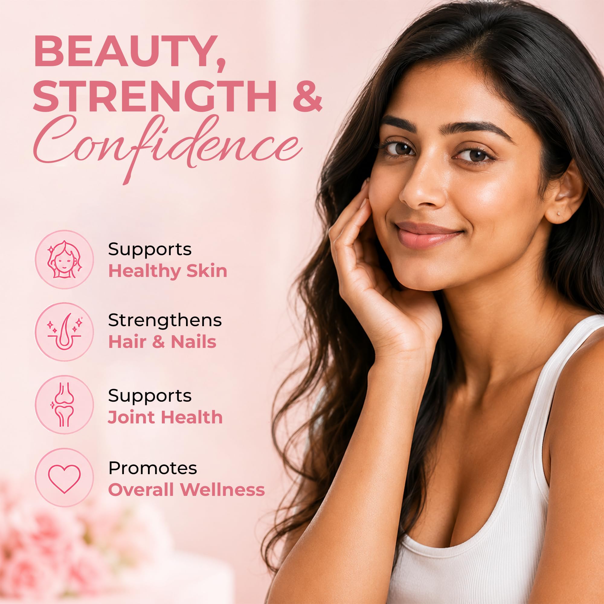 Collagen For Her cucharada con 11 g, dosificación precisa para suplementación