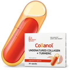 Collanol mostrando el frente del empaque con información clara y confianza de marca