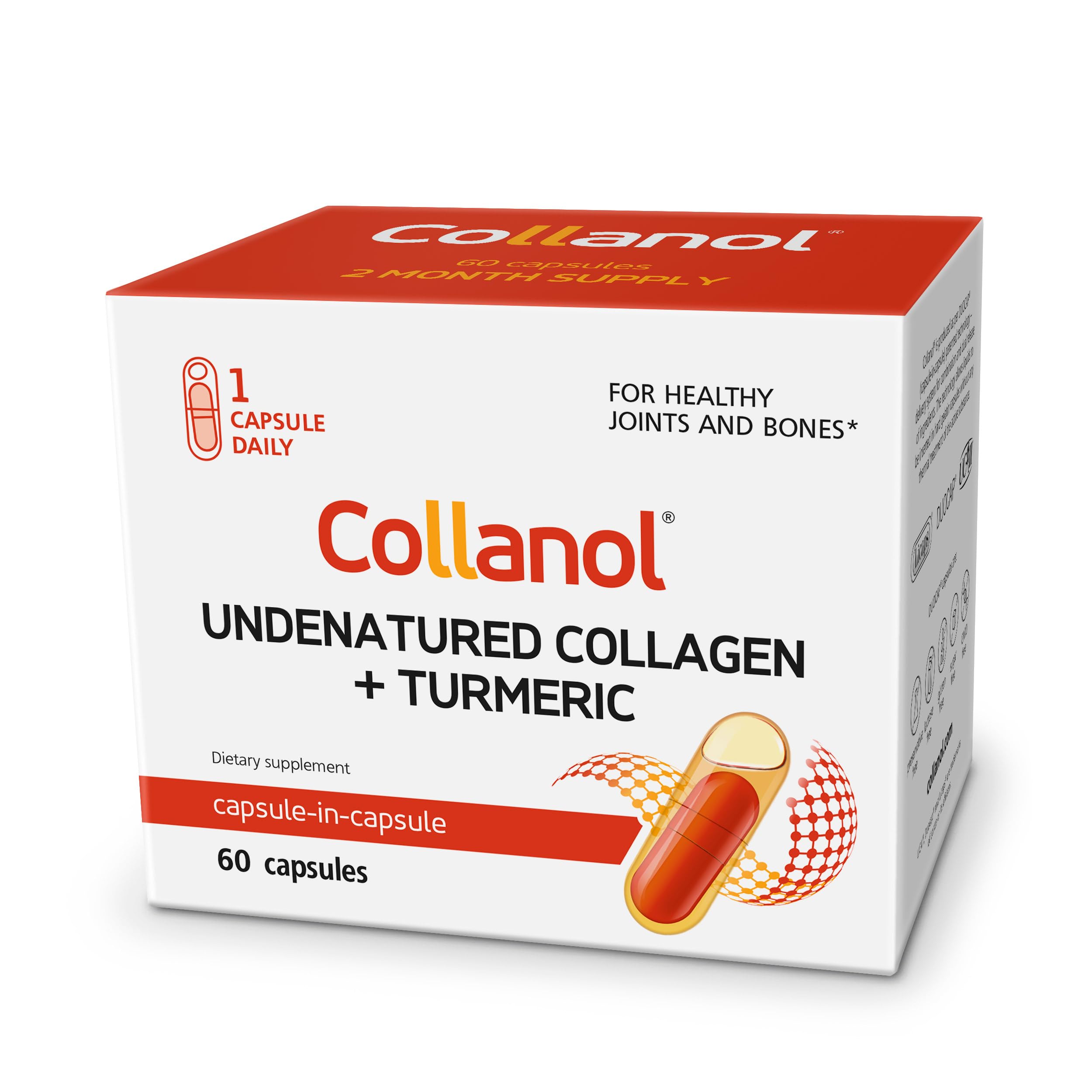 Collanol envase frontal mostrando etiqueta y beneficios visibles