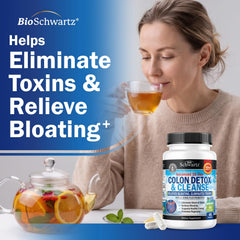 Colon Cleanser and Detox cápsulas a detalle que facilitan la toma diaria