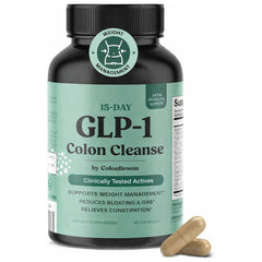 ColonBroom envase frontal mostrando marca y beneficios para digestión
