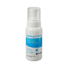 Coloplast botella frontal mostrando diseño y capacidad, facilita almacenamiento
