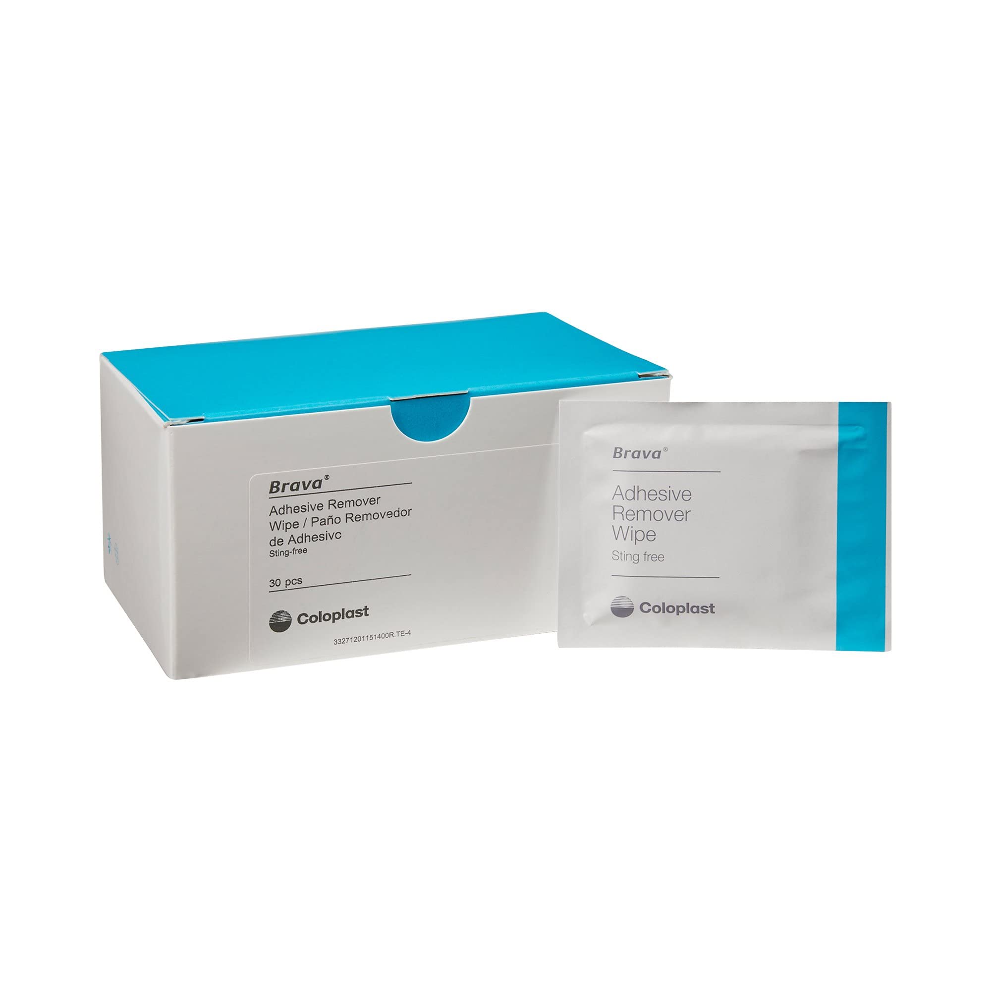 Coloplast Brava frente del empaque mostrando caja y marca, identificación rápida