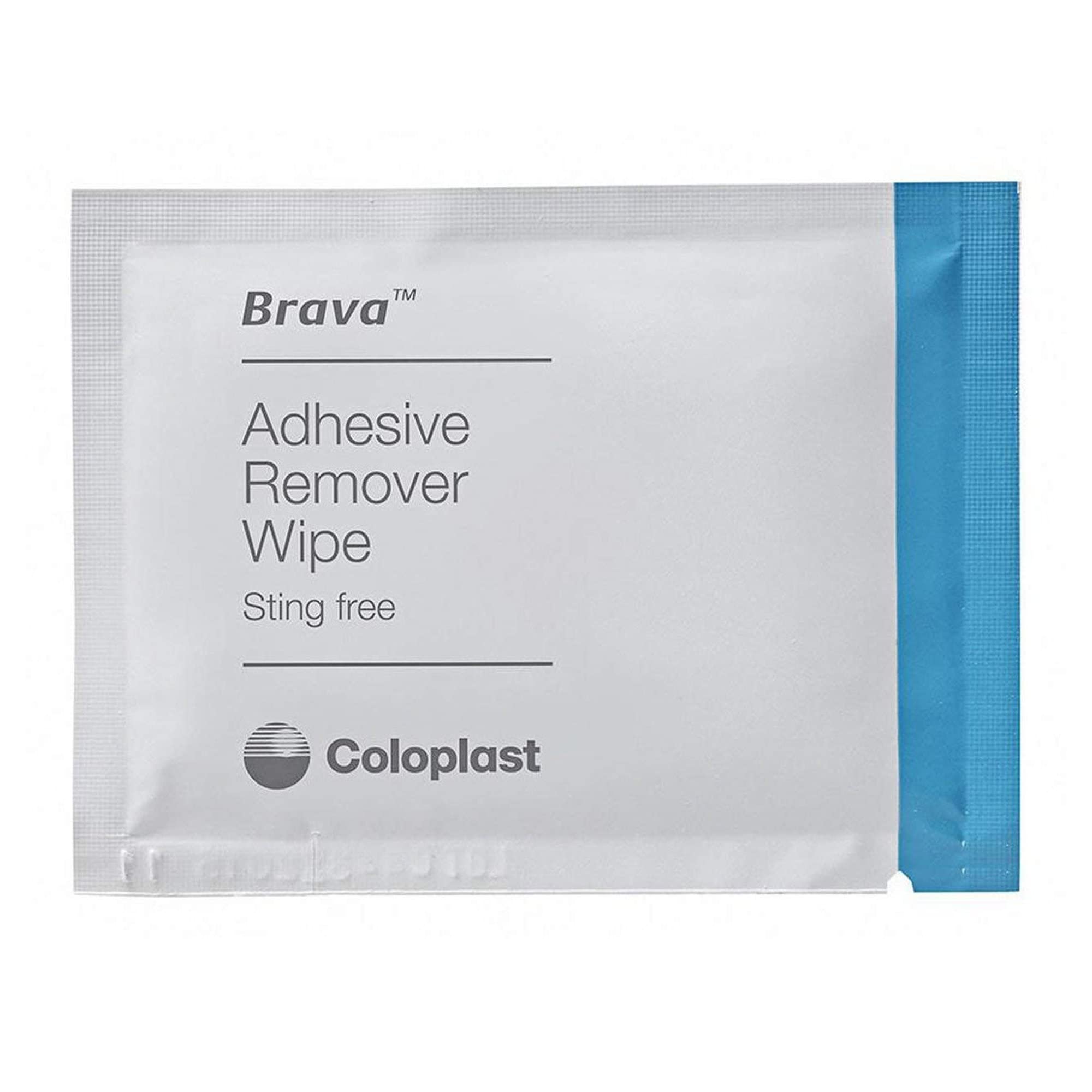 Detalle en dedo con residuo y solución Coloplast Brava, visibilidad del efecto suavizante