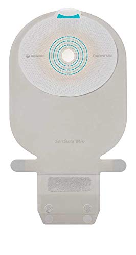 Coloplast SenSura Mio frontal mostrando diseño discreto y ajuste cómodo