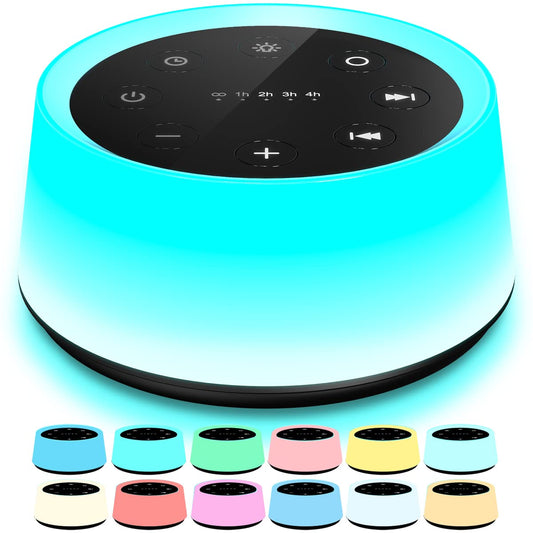 ColorsNoise imagen frontal del dispositivo con diseño compacto para dormir mejor
