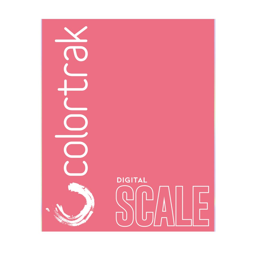 Colortrak etiqueta con capacidad 5000 g y selección de unidades clara