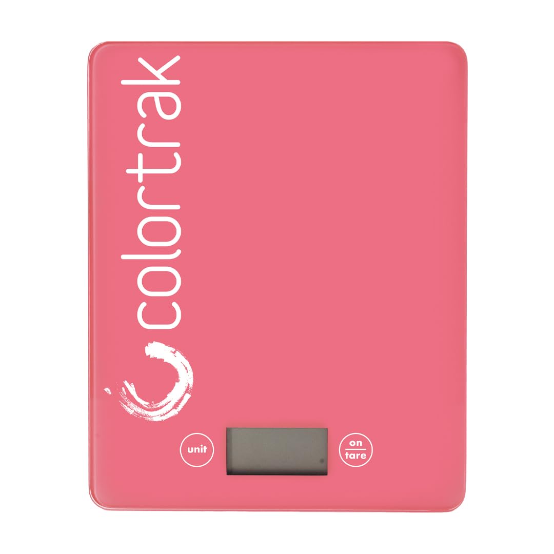 Colortrak báscula frontal mostrando diseño y pantalla legible para precisión