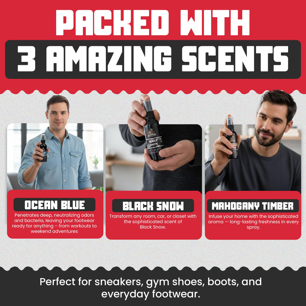 Combat Cleaner en armario con zapatos ordenados para mostrar efecto de frescura prolongada