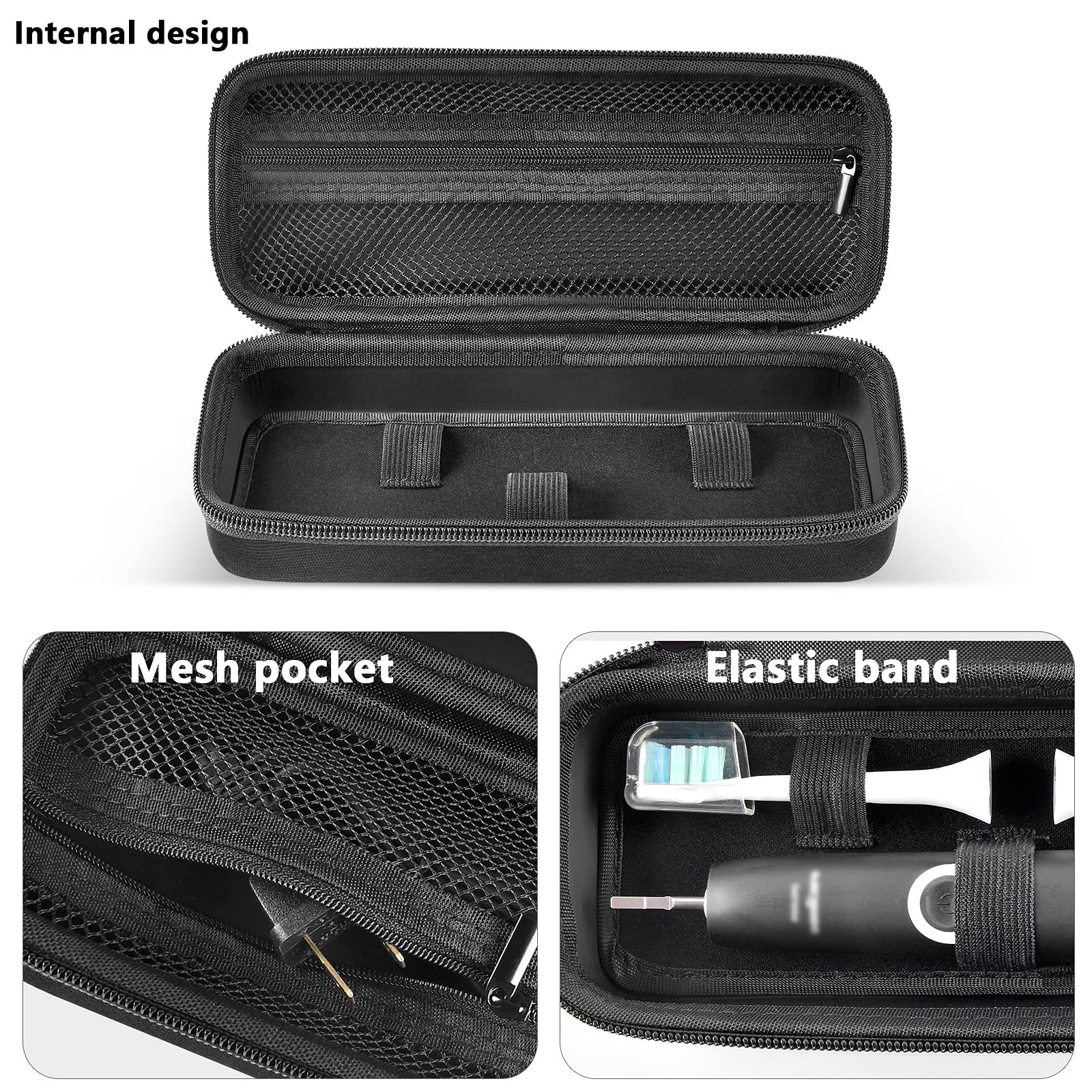 Comecase bolsillo de malla guarda cargador y accesorios ordenados