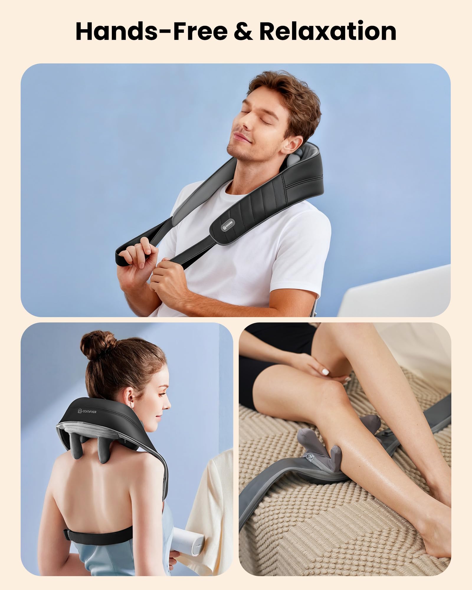 COMFIER correas ajustables y bucles, control de intensidad personalizado